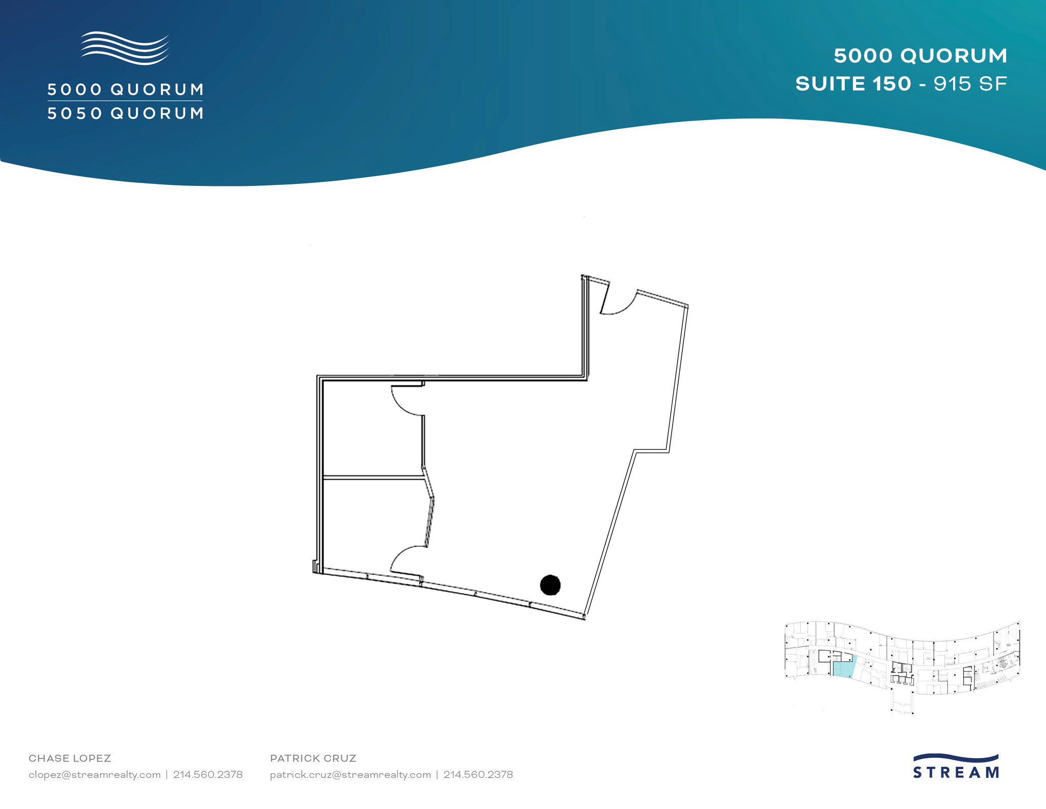 5000 Quorum Dr, Dallas, TX for lease Floor Plan- Image 1 of 1