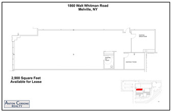 1860 Walt Whitman Rd, Melville, NY for lease Floor Plan- Image 1 of 1