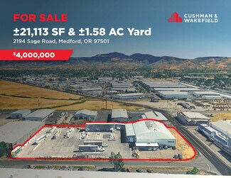 More details for 2194 Sage Rd, Medford, OR - Industrial for Sale