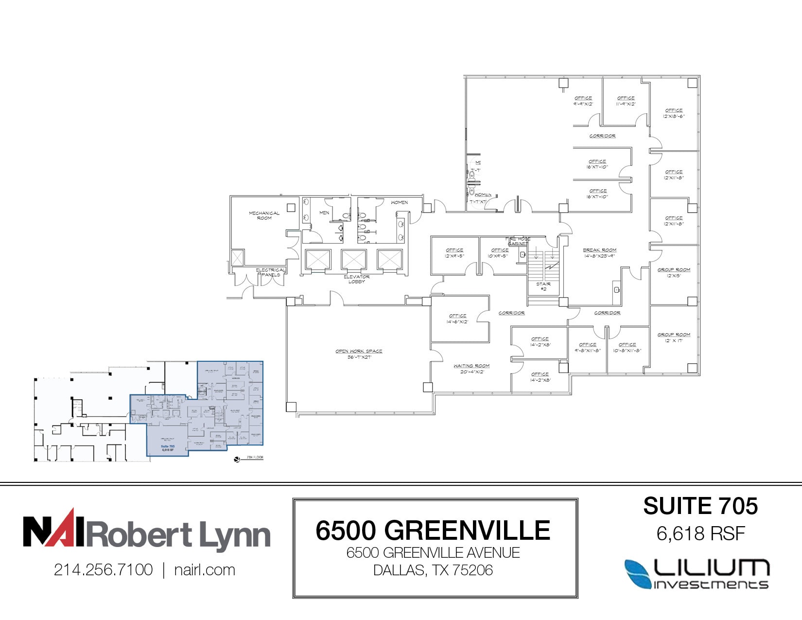 6500 Greenville Ave, Dallas, TX for lease Floor Plan- Image 1 of 2