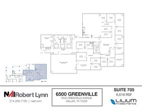 6500 Greenville Ave, Dallas, TX for lease Floor Plan- Image 1 of 2