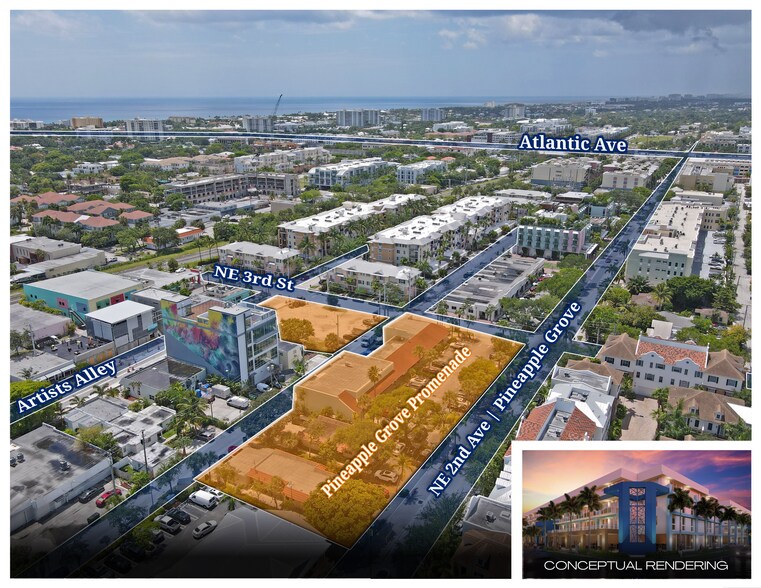 301-315 NE 2nd Ave, Delray Beach, FL for sale - Aerial - Image 1 of 1