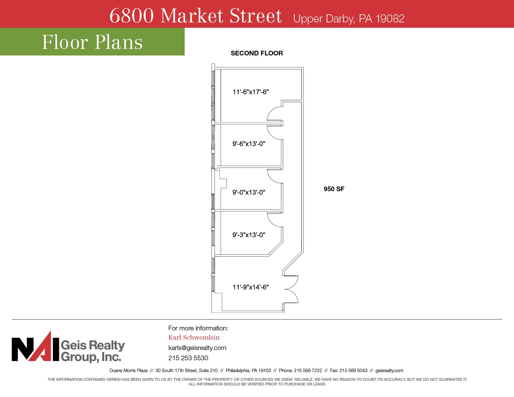 6800-6816 West Chester Pike, Upper Darby, PA for lease Floor Plan- Image 1 of 1