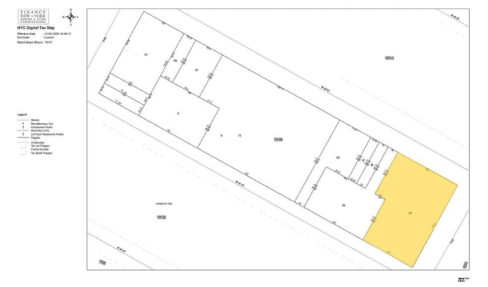5 Times Sq, New York, NY for lease - Plat Map - Image 2 of 11