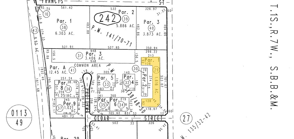 1920 S Archibald Ave, Ontario, CA for lease - Plat Map - Image 2 of 2