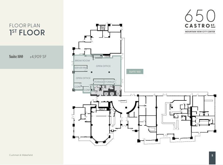650 Castro St, Mountain View, CA for lease Floor Plan- Image 1 of 1