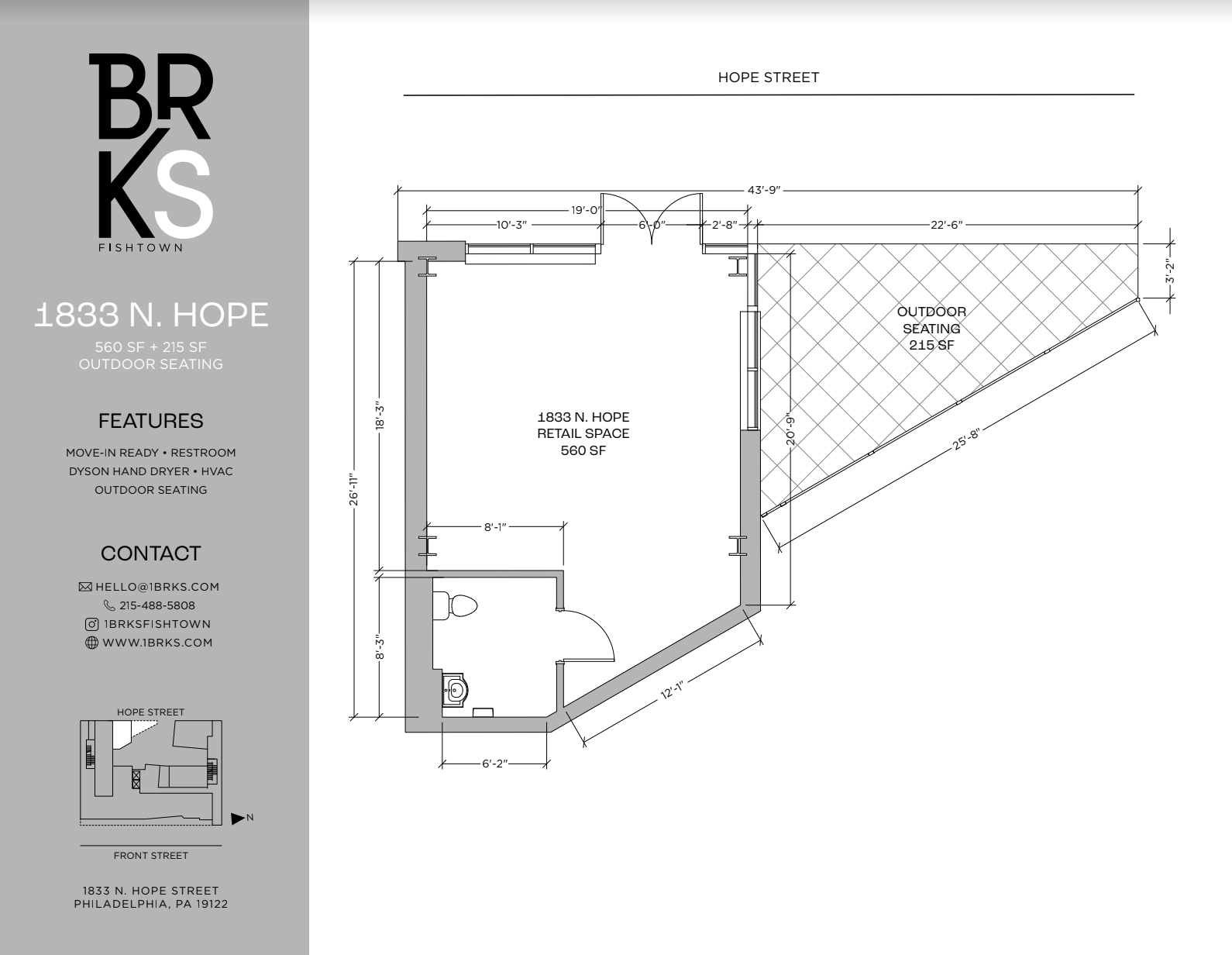 1828-1844 N Front St, Philadelphia, PA for lease Floor Plan- Image 1 of 1