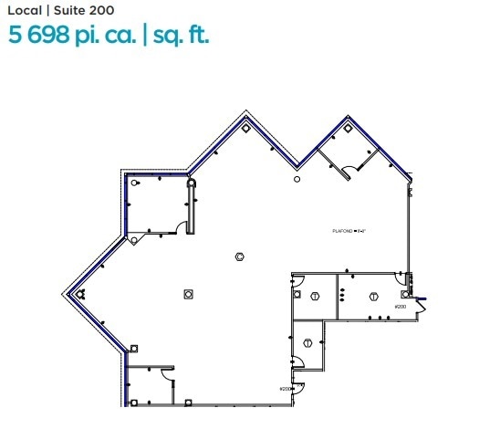 6505 Rte Transcanadienne, Montréal, QC for lease Floor Plan- Image 1 of 1