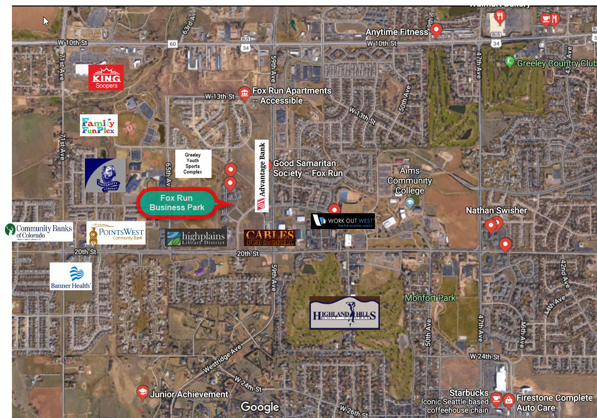 1835 61st Ave, Greeley, CO for lease Aerial- Image 1 of 4