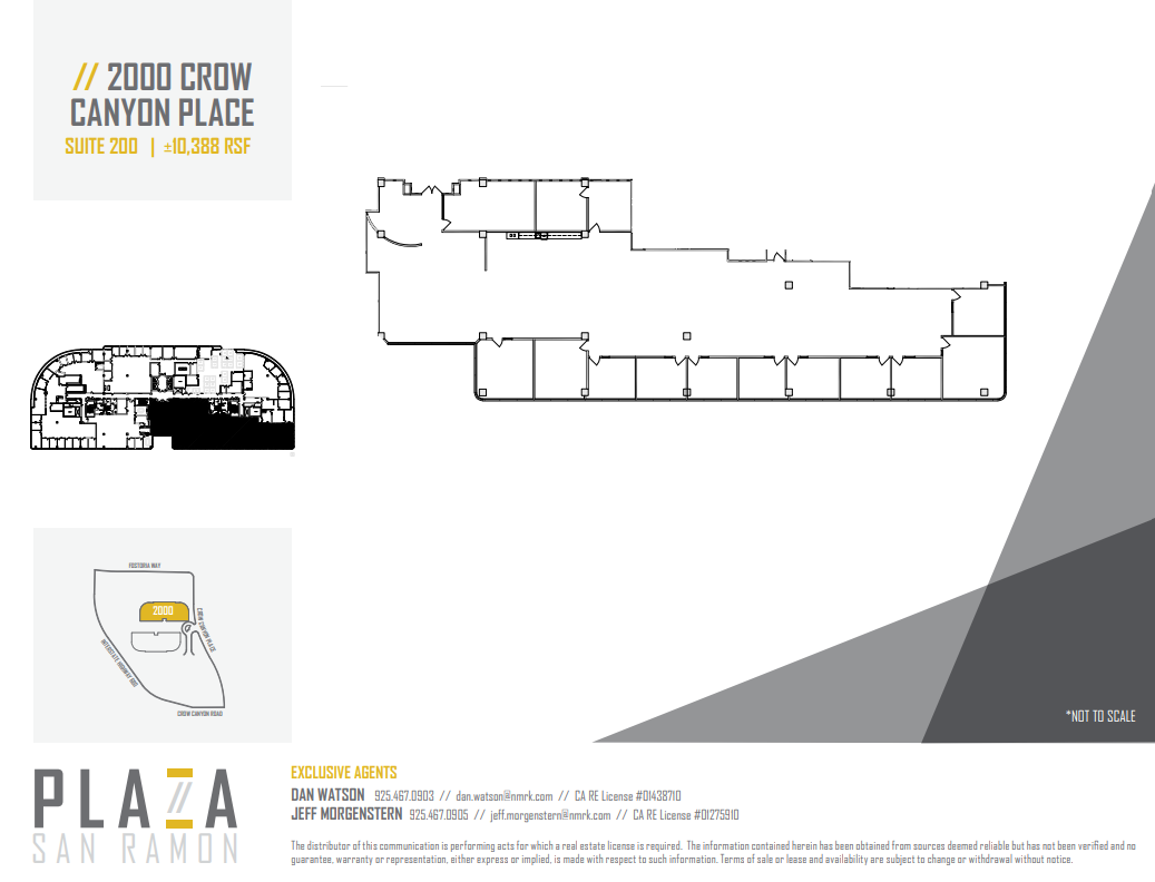 2010 Crow Canyon Pl, San Ramon, CA for lease Floor Plan- Image 1 of 1