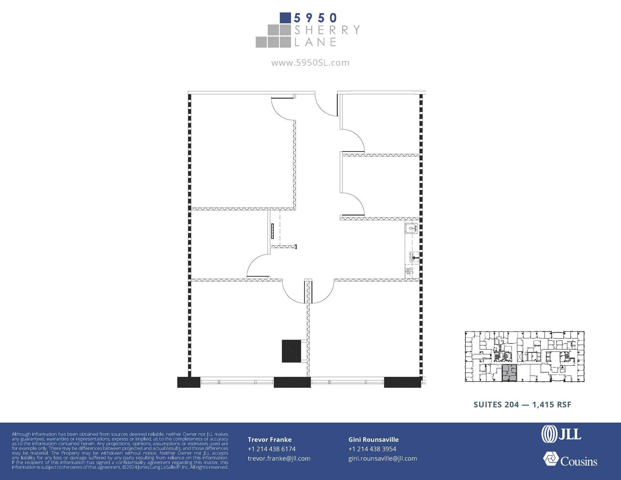 5950 Sherry Ln, Dallas, TX for lease Floor Plan- Image 1 of 1