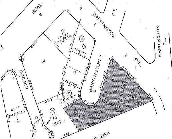 11700-11735 Barrington Ct, Los Angeles, CA for sale - Plat Map - Image 1 of 1