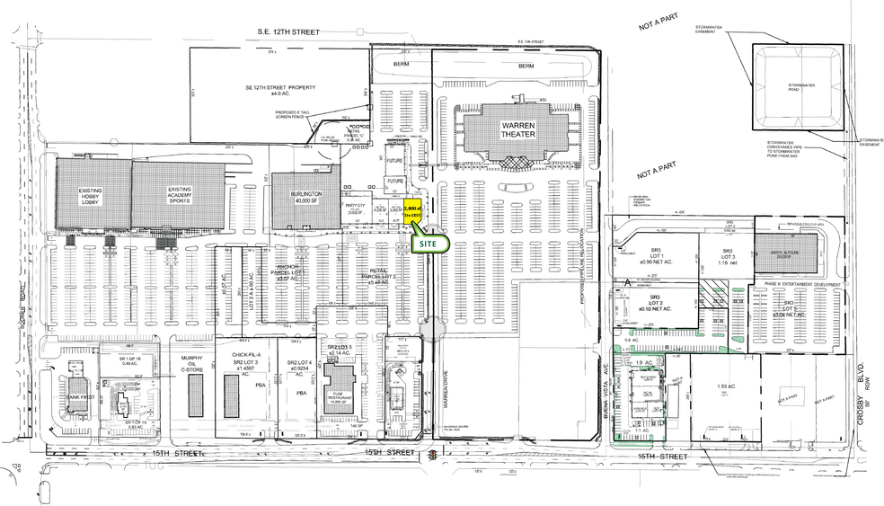 5801-5999 SE 15th St, Midwest City, OK for lease - Site Plan - Image 2 of 4