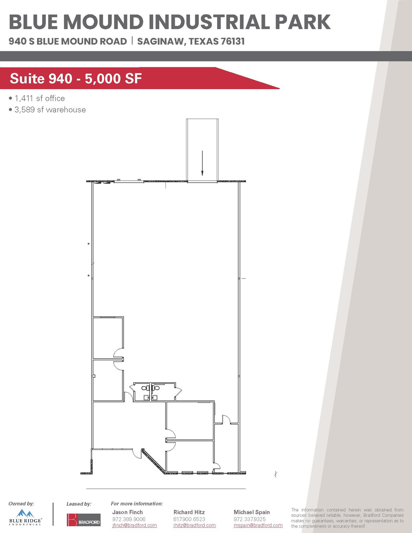 808 S Blue Mound Rd, Fort Worth, TX for lease Floor Plan- Image 1 of 1