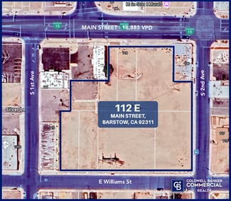 More details for 112 E Main St, Barstow, CA - Land for Sale