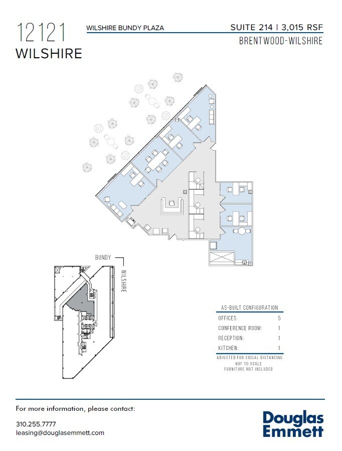 12121 Wilshire Blvd, Los Angeles, CA for lease Floor Plan- Image 1 of 1