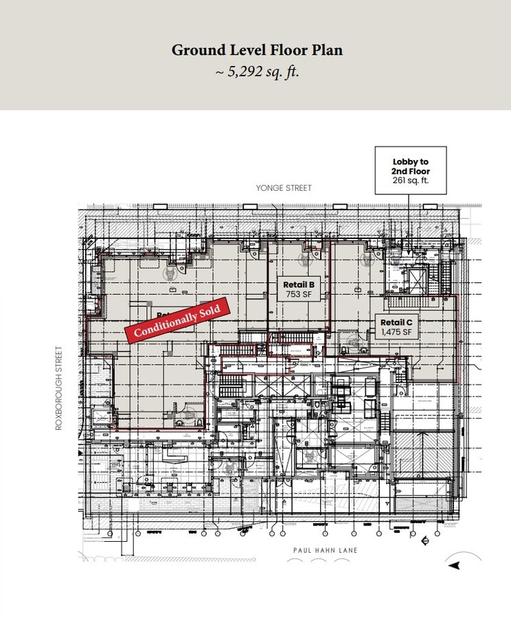 1089 Yonge St, Toronto, ON M4W 2L4 - Unit A -  - Floor Plan - Image 1 of 1