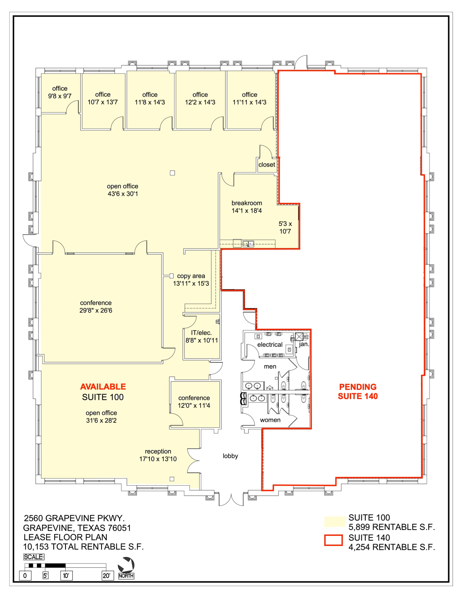 2560 SW Grapevine Pky, Grapevine, TX for lease Floor Plan- Image 1 of 11