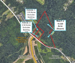 630-640 Hookstown Grade Rd, Moon Township, PA - aerial  map view - Image1