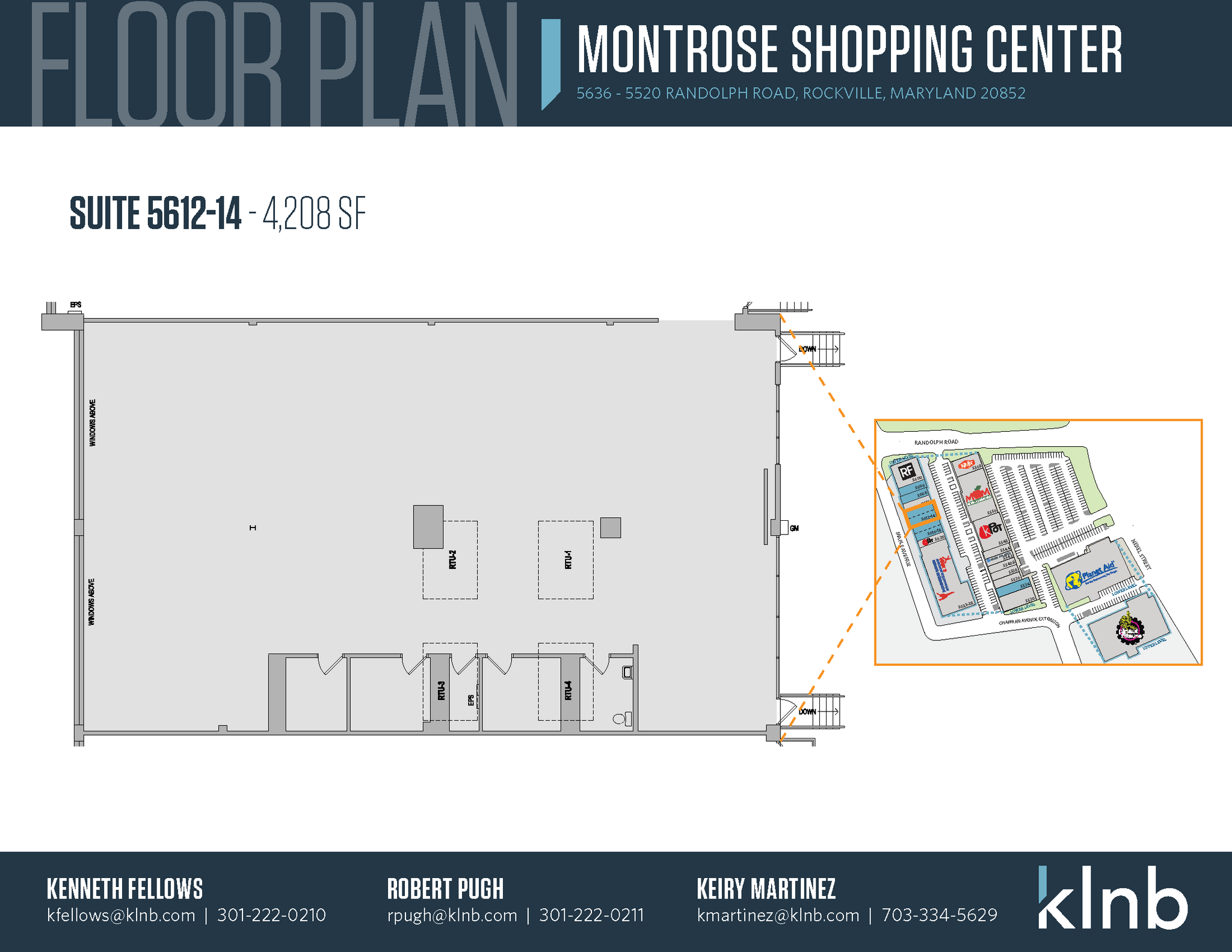 5530-5636 Randolph Rd, Rockville, MD for lease Floor Plan- Image 1 of 1