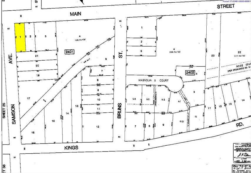 221 Main St, Madison, NJ for lease - Plat Map - Image 2 of 3