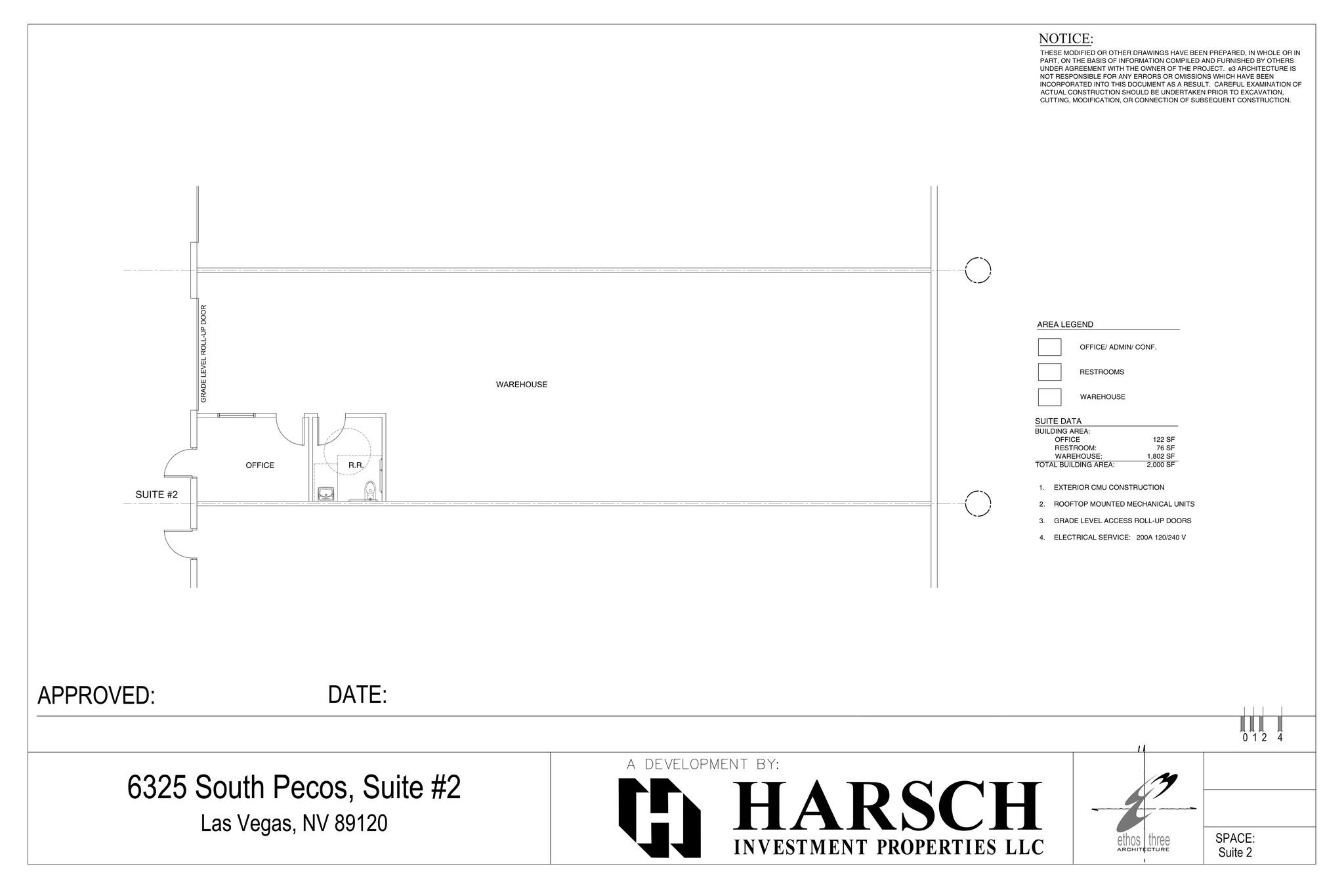 6325 S Pecos Rd, Las Vegas, NV for lease Site Plan- Image 1 of 1