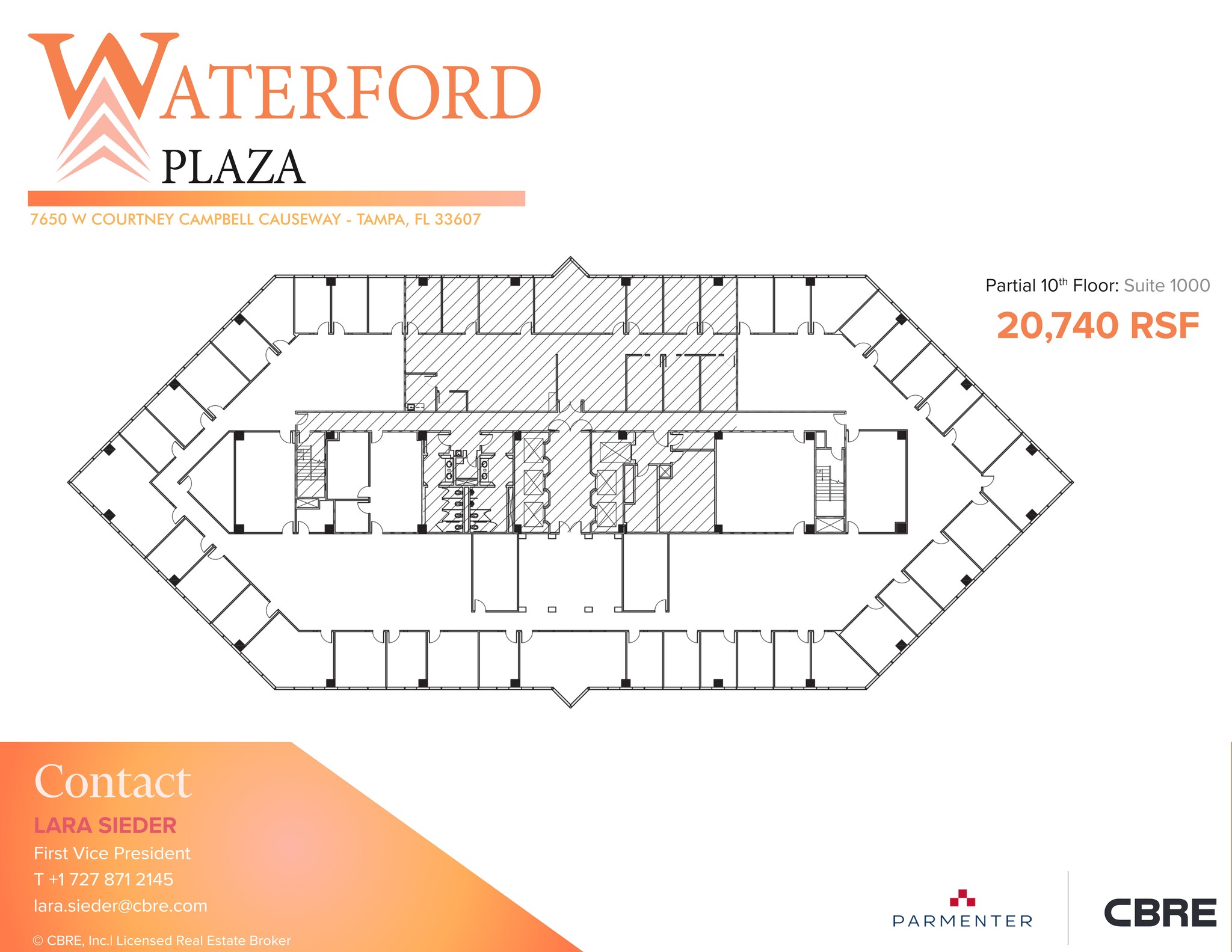 7650 W Courtney Campbell Cswy, Tampa, FL for lease Site Plan- Image 1 of 1