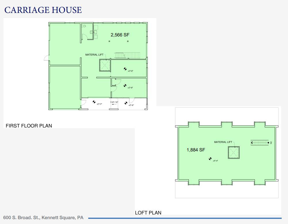 600 S Broad St, Kennett Square, PA for lease Floor Plan- Image 1 of 1