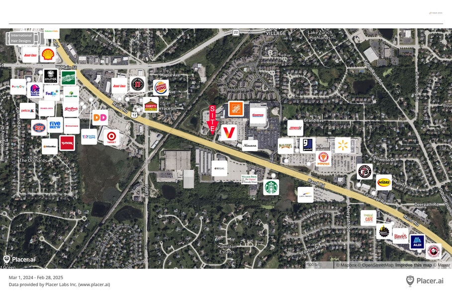 662 Rand Road, Lake Zurich, IL for lease - Aerial - Image 2 of 2