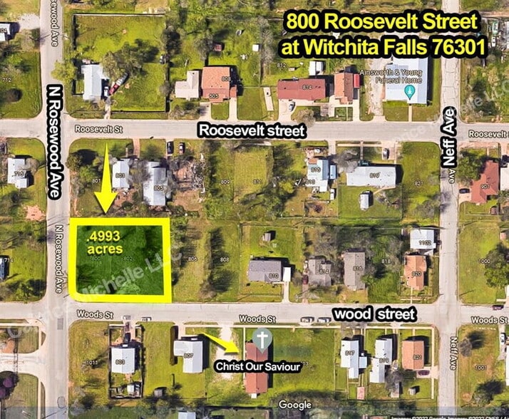 800 Roosevelt St, Wichita Falls, TX for sale - Primary Photo - Image 1 of 3