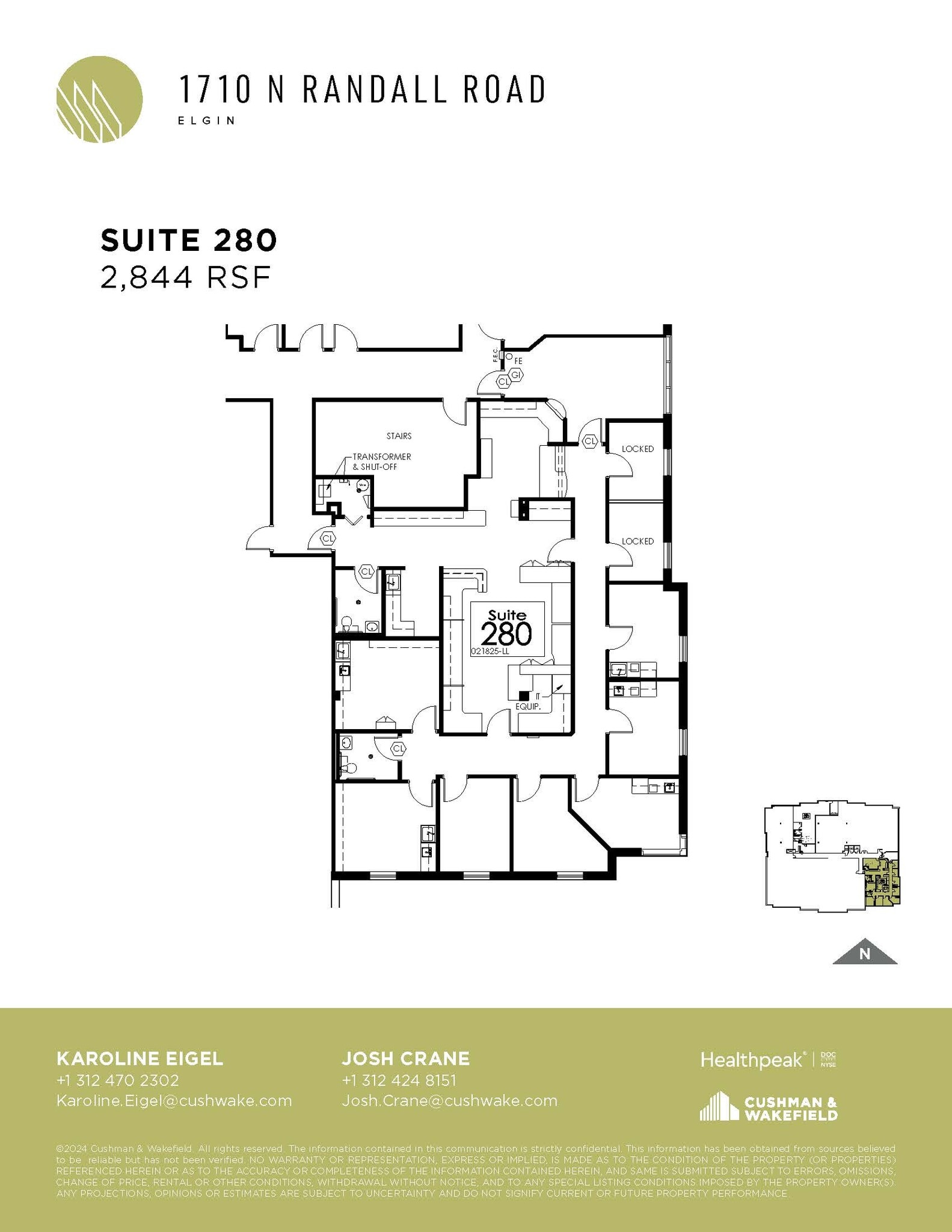 1710 N Randall Rd, Elgin, IL for lease Floor Plan- Image 1 of 1