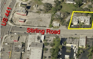 4485-4491 Stirling Rd, Davie, FL - aerial  map view