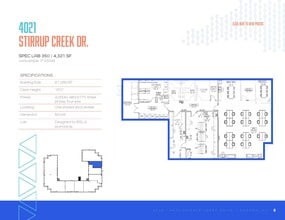 4016-4025 Stirrup Creek Dr, Durham, NC for lease Floor Plan- Image 1 of 1