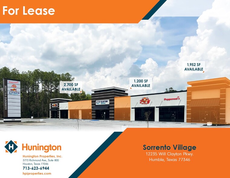 12235 Will  Clayton Blvd, Humble, TX for lease - Building Photo - Image 1 of 1