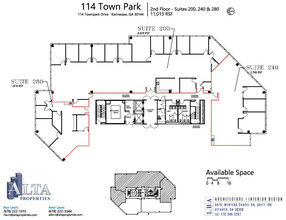 114 Townpark Dr NW, Kennesaw, GA for lease Floor Plan- Image 2 of 2