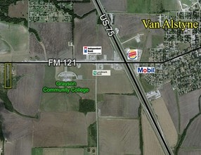 12302 FM 121, Van Alstyne, TX - AERIAL map view