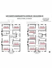 120B Santa Margarita Ave, Menlo Park, CA for lease Floor Plan- Image 1 of 2