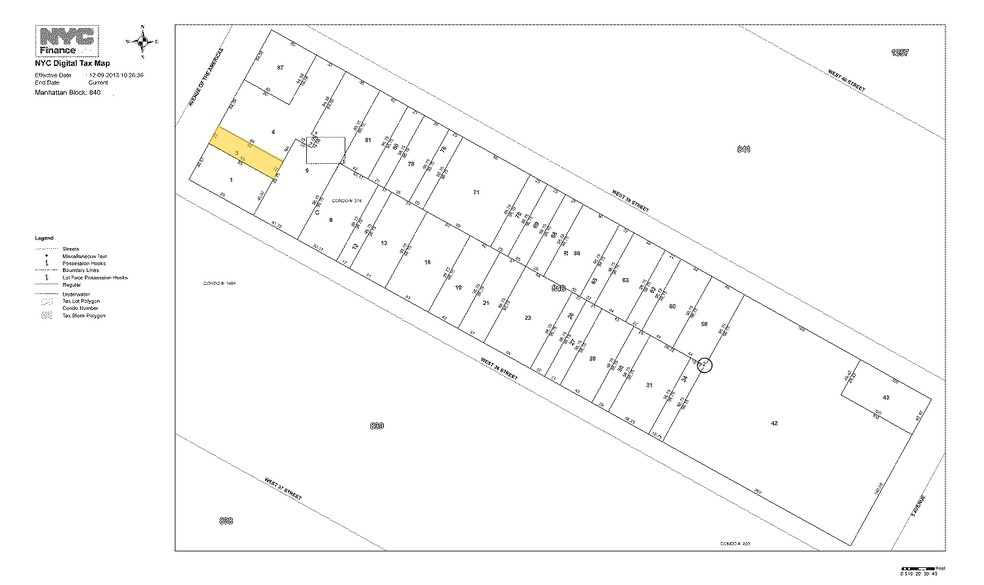 1024 Avenue of the Americas, New York, NY for lease - Plat Map - Image 3 of 3