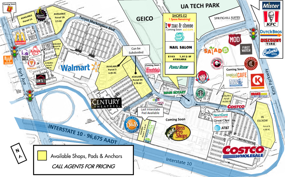 NWC Kino Parkway & I-10, Tucson, AZ for sale - Site Plan - Image 1 of 1