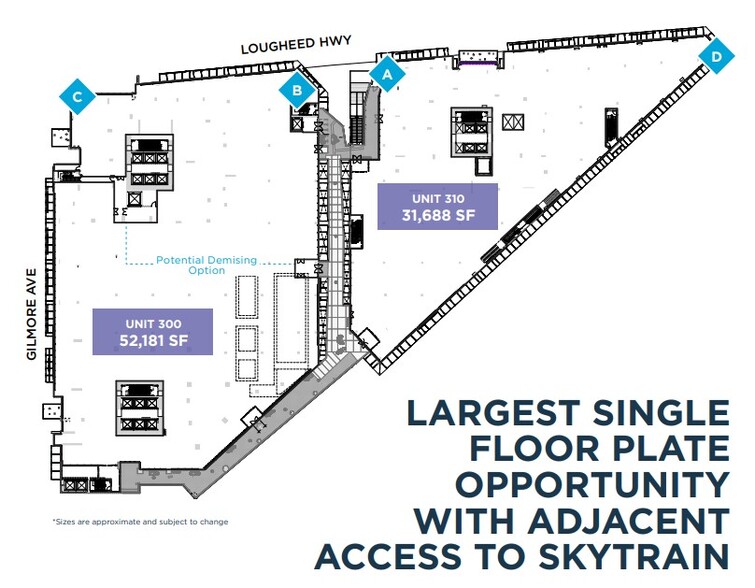 Gilmore Ave, Burnaby, BC for lease - Floor Plan - Image 3 of 9