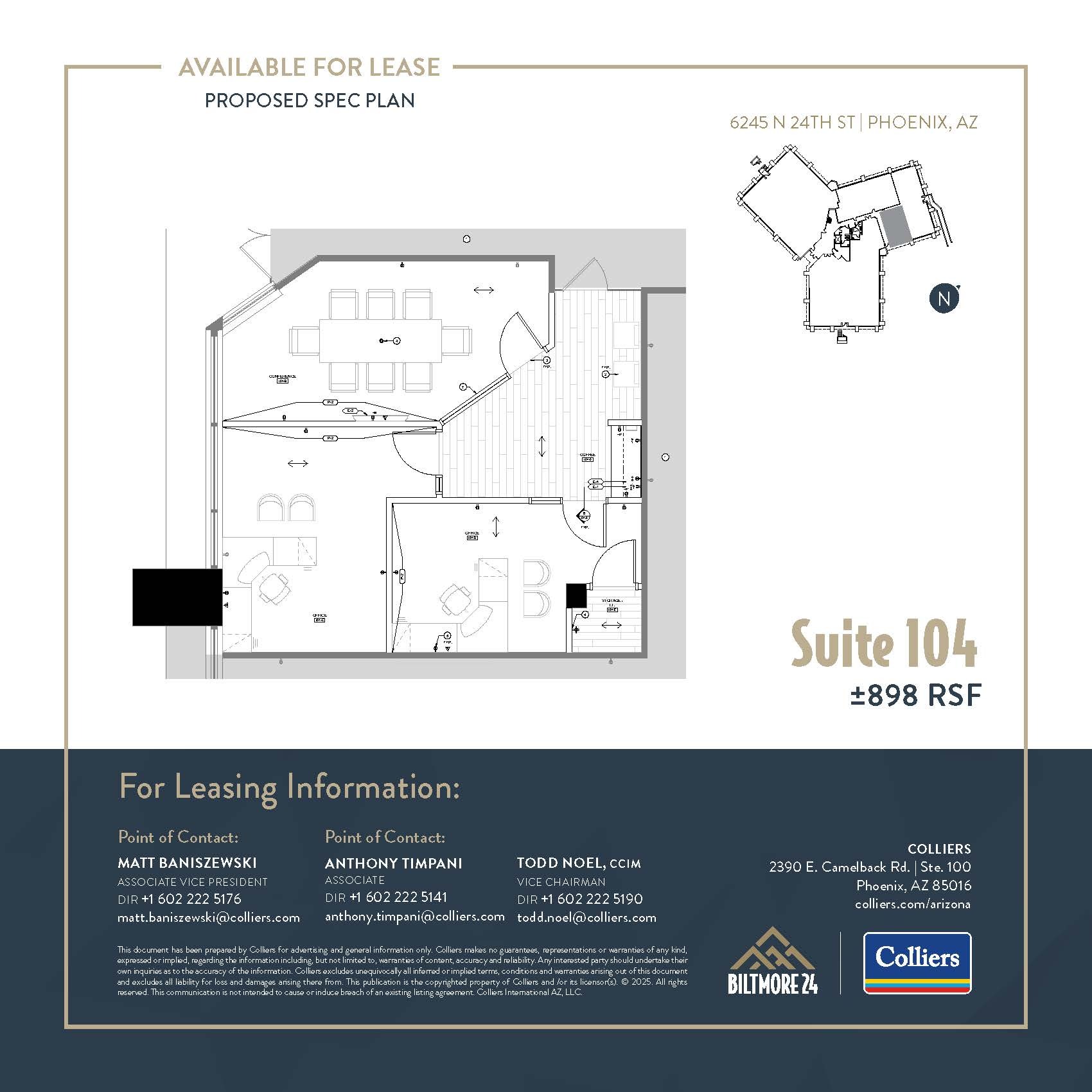 6245 N 24th Pky, Phoenix, AZ for lease Floor Plan- Image 1 of 1