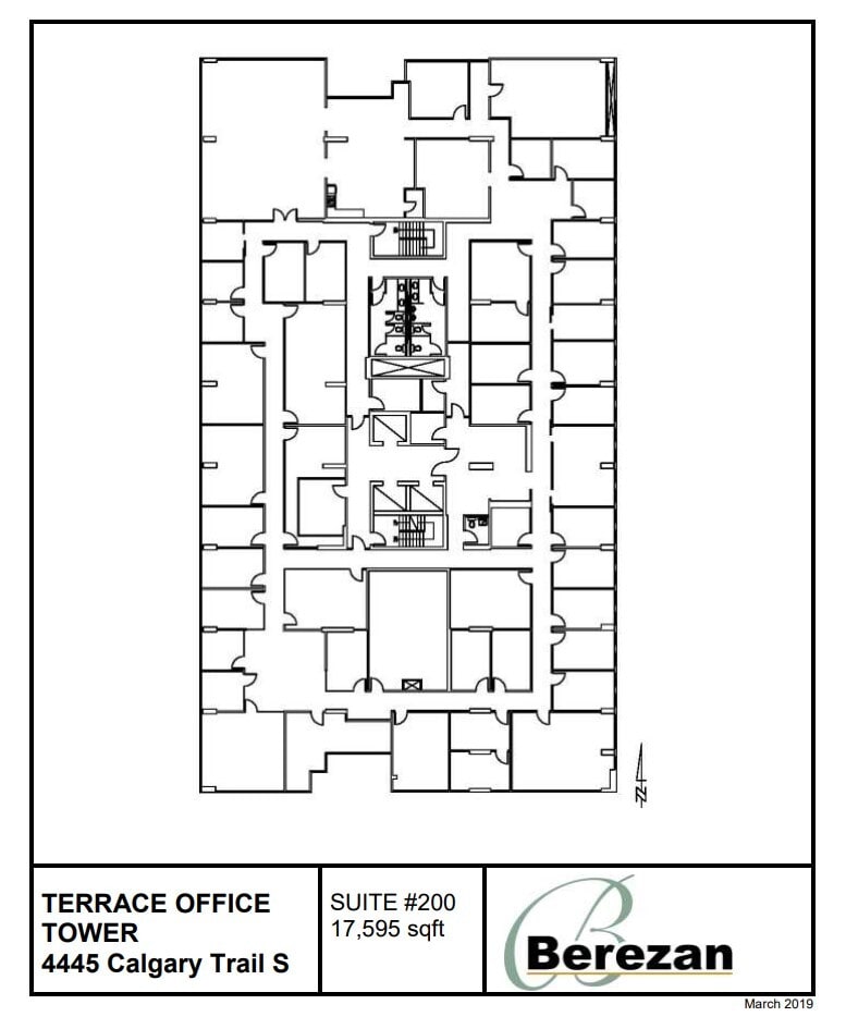 4445 Calgary Trl, Edmonton, AB for lease Floor Plan- Image 1 of 1
