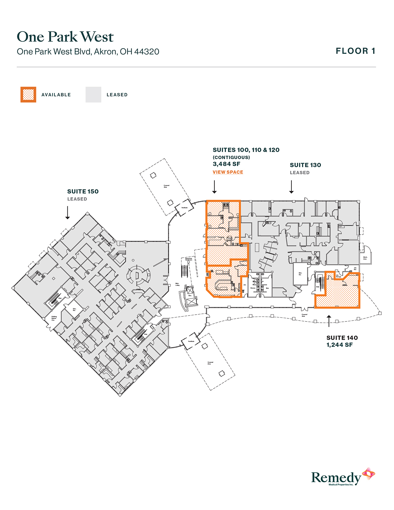 1 Park West Blvd, Akron, OH for lease Floor Plan- Image 1 of 1