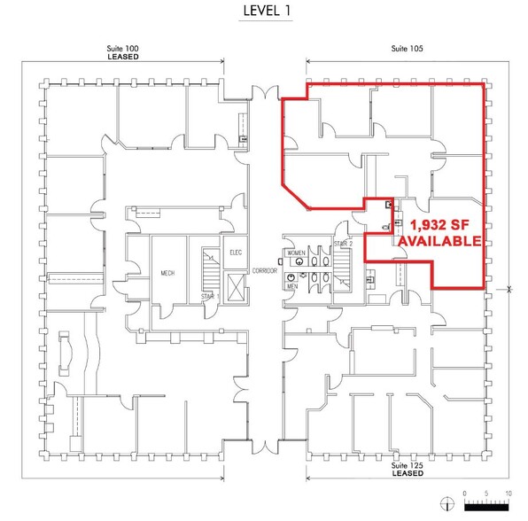 9545 Katy Fwy, Houston, TX for lease - Floor Plan - Image 3 of 10