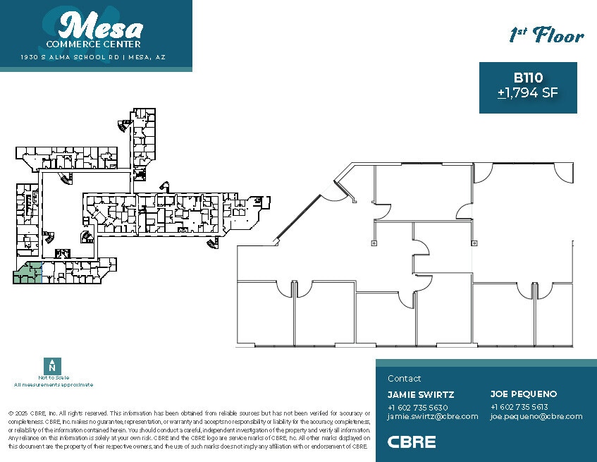1930 S Alma School Rd, Mesa, AZ for lease Floor Plan- Image 1 of 2