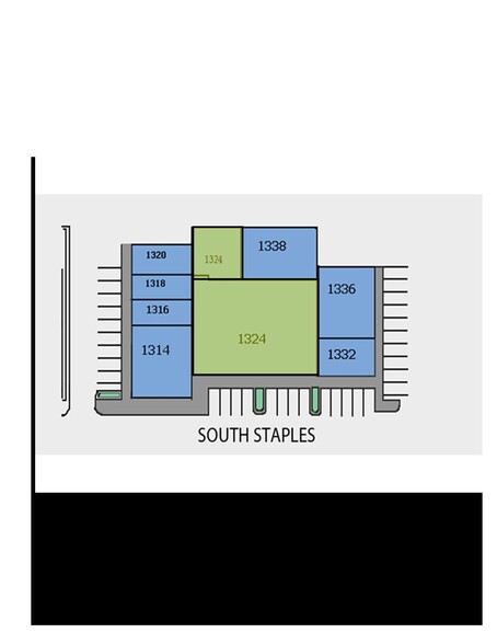 1300-1336 S Staples St, Corpus Christi, TX for lease - Building Photo - Image 2 of 6