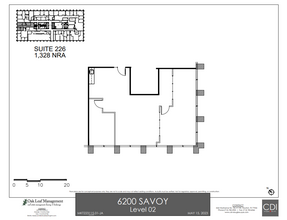 6200 Savoy Dr, Houston, TX for lease Floor Plan- Image 1 of 1