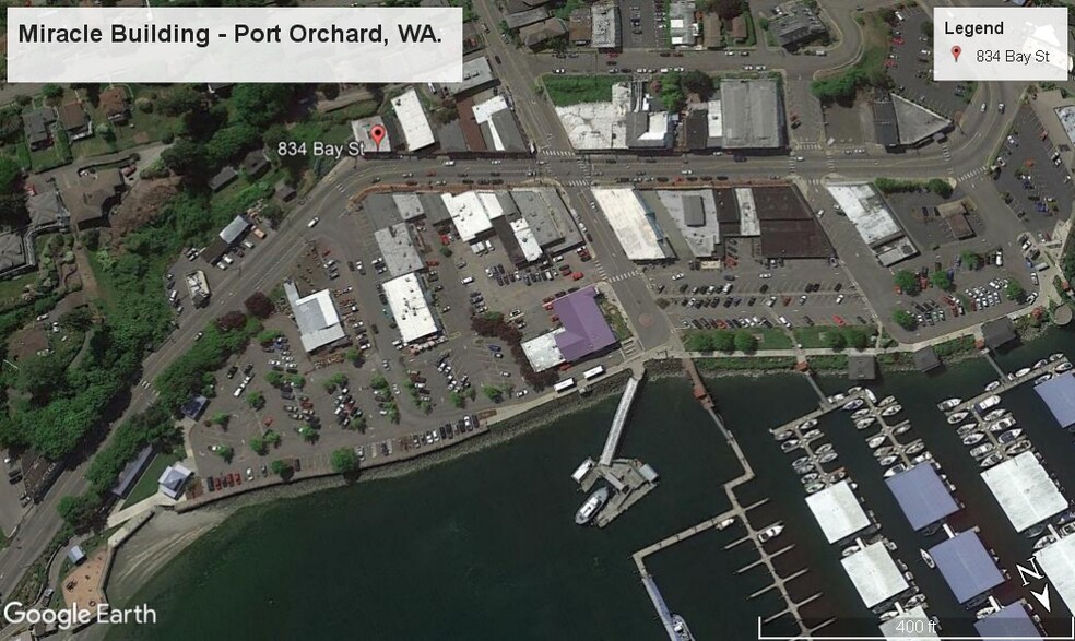 834 Bay St, Port Orchard, WA for lease - Aerial - Image 1 of 3