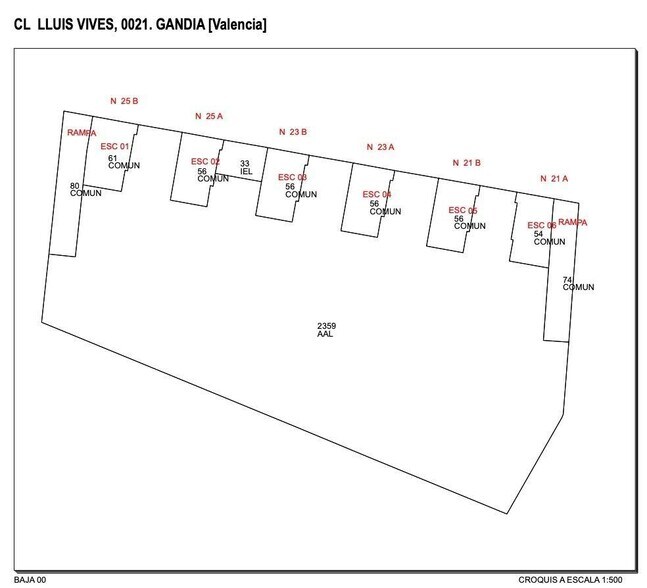 Carrer Luis Vives, 21, Gandia, Valencia for sale - Building Photo - Image 3 of 9