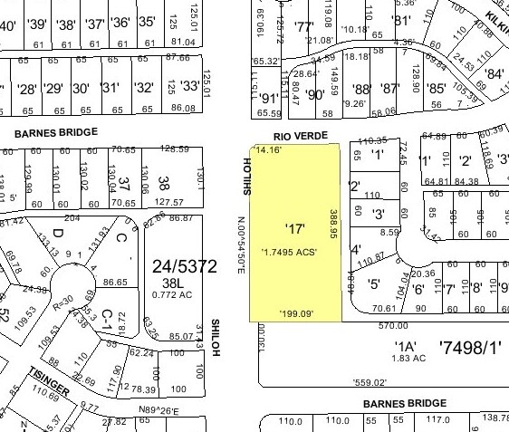 11404 Shiloh Rd, Dallas, TX for sale Plat Map- Image 1 of 1